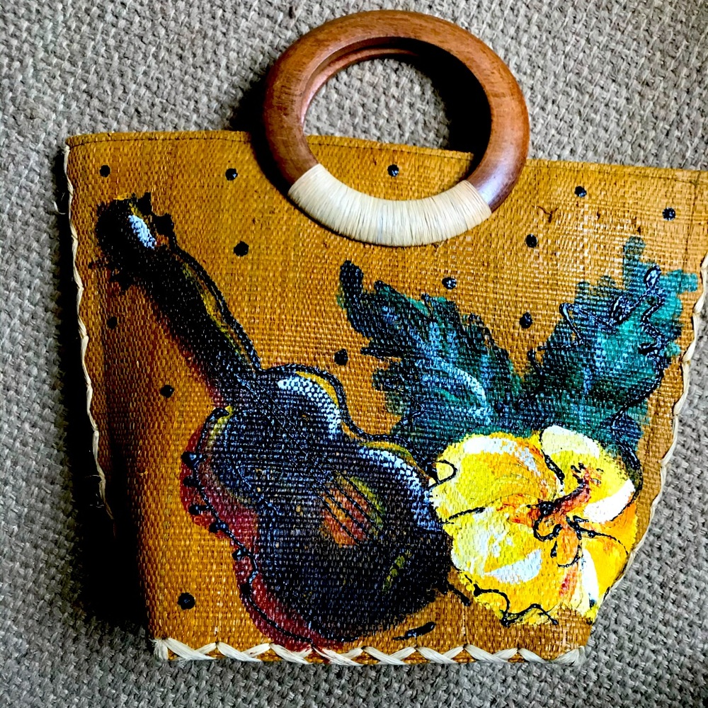 Hand painted clutch